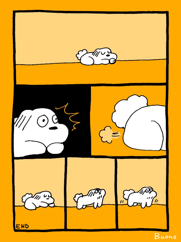 犬ちゃんおなら