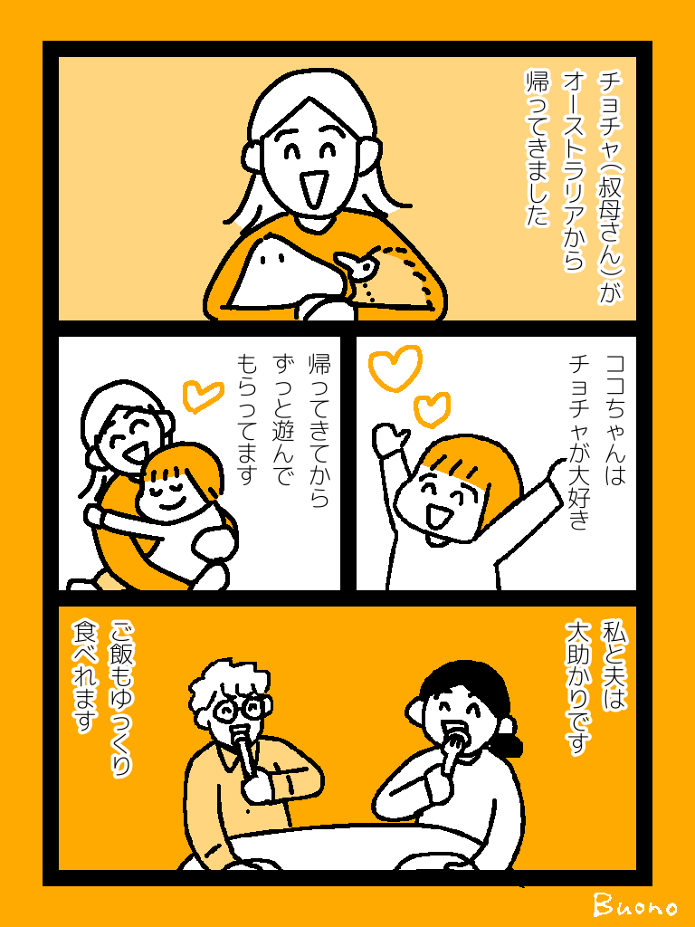 チョチャが帰ってきた！